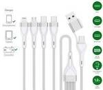 4Smarts USB-Kabel USB-A Stecker, USB-C&reg;, USB-Micro-B Stecker, Apple Lightning