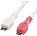 VALUE USB 2.0 Ladekabel, Micro B - Micro B, ST/ST, 0,3m 11.99.8307