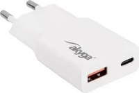 AKYGA AK-CH-27, Akyga USB Ladeger&auml;t 30 W USB-C, USB-A Quick Charge 3.0 Wei&szlig;