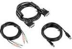 TrendNet KVM Adapter [1x DVI-Stecker 18+5pol., USB 2.0 Stecker A, Klinkenstecker 3.5