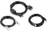 TrendNet KVM Adapter [1x DVI-Stecker 18+5pol., USB 2.0 Stecker A, Klinkenstecker 3.5