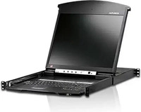ATEN KL1508AiM D, ATEN KL1508AiM D KVM-Umschalter VGA Tastatur Schwarz