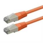 ROLINE Patchkabel Cat.6 (Class E), PoE, S/FTP (PiMF), orange, 5 m 21.51.1367