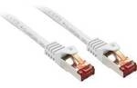 LINDY 47381 RJ45 Patchkabel CAT 6 S/FTP 0.50 m Wei&szlig; Geschirmt 1 St.