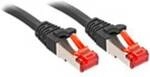 LINDY 47785 RJ45 Patchkabel CAT 6 S/FTP 20.00 m Schwarz Geschirmt 1 St.