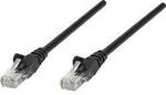 Intellinet 736022 RJ45 Patchkabel CAT 6 S/FTP 30.00 m Schwarz vergoldete