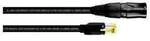 Cordial 15549 RJ45 Patchkabel CAT 5e S/UTP 3.00 m Schwarz PUR-Mantel 1 St.