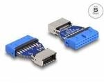 Delock USB 2.0 Adapter [1x USB 3.2 Gen 1 (Mainboard) - 1x USB 3.2 Gen 1 Buchse...