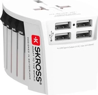 SKROSS 1302961, Skross 1302961 Reiseadapter MUV USB (4xA)