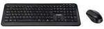 Targus AKM610FR Funk Tastatur, Maus-Set Ger&auml;uscharme Tasten Franz&ouml;sisch,...