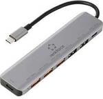 Renkforce RF-7465828 USB-Hub 6+1 Port USB-C&reg; (USB 3.2 Gen 2) USB 3.0 10 GBit/s...