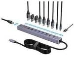 Renkforce RF-7465830 USB-Hub 10 + 1 Port USB-C&reg; USB 3.0 5 GBit/s zur internen