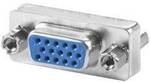 FrontCom&reg; VGA Gender-Changer Buchse/ Buchse IE-FCI-HD15-FF Weidm&uuml;ller Inhalt: 1 St.