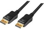 LogiLink DisplayPort Anschlusskabel DisplayPort Stecker, DisplayPort Stecker 15.00 m