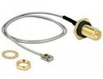 Delock WLAN-Antennen Anschlusskabel [1x RPSMA-Buchse - 1x IPEX-Stecker] 0.3 m