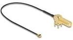 Delock WLAN-Antennen Anschlusskabel [1x SMA-Buchse - 1x IPEX-Stecker] 0.25 m...