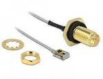 Delock WLAN-Antennen Anschlusskabel [1x RPSMA-Buchse - 1x IPEX-Stecker] 0.1 m