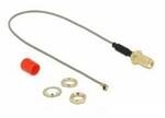 Delock WLAN-Antennen Anschlusskabel [1x SMA-Buchse - 1x IPEX-Stecker] 0.2 m Grau