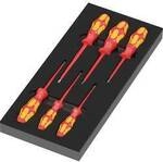 Wera 97110 Serie 100 VDE Set 1 Werkstatt Schraubendreher-Set Schlitz, PH...
