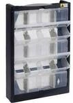 Allit 466250 Kleinteilmagazin geschlossen (B x H x T) 300 x 465 x 80 mm Schwarz, Grau