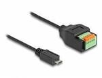Delock USB 2.0 Adapter [1x USB 2.0 Stecker Micro-B - 1x Buchse] 66251 0.15 m