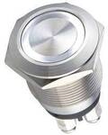 Heidemann 70528 Klingeltaster mit Namensschild 1fach Edelstahl 24 V/0,5 A