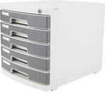 DELI D362582 Schubladenbox DIN A4 Anzahl der Schubf&auml;cher: 5