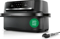 BOSCH MAFD490B7, Bosch Double Flex Drawer Air Fryer 10 l 2500 W Schwarz