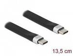 Delock USB-C&reg; Kabel USB 3.2 Gen2 USB-C&reg; Stecker, USB-C&reg; Stecker 0.14 m...
