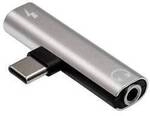 Akyga USB Adapter [1x USB-C&reg; Stecker - 2x USB-C&reg; Buchse, Klinkenbuchse 3.5 mm]