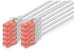 Digitus DK-1617-005-10 RJ45 Patchkabel CAT 6 U/UTP 0.50 m Grau 1 St.