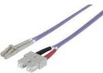 Intellinet 751049 Glasfaser LWL Anschlusskabel 1.00 m Lila, Violett [1x LC-Stecker -