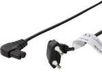 LogiLink Strom Anschlusskabel [1x Euro-Stecker - 1x Kleinger&auml;te-Stecker C8]...