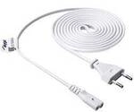 Akyga Strom Adapterkabel [1x Euro-Stecker - 1x Kleinger&auml;te-Buchse C7] 1.50 m Wei&szlig;