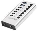 LogiLink UA0447 USB-Hub 5+2 Port USB-A, USB-C&reg; USB 3.2 Gen1 5 GBit/s Aluminium