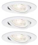 Paulmann 92416 Nova LED-Einbauleuchte LED GU10 4.9 W Wei&szlig; (matt)