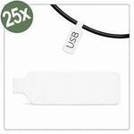 Quadrios 26CA791 26CA791 Kabel-Etikett 20 x 40 mm Farbe Beschriftungsfeld: Wei&szlig;