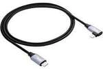 Akyga USB-Kabel USB 2.0 USB-C&reg; Stecker, Apple Lightning Stecker 1.00 m Schwarz
