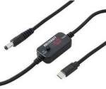 VOLTCRAFT USB Spannungswandler Hohlstecker 5.5 x 2.1 mm Schwarz USB-C&reg; PD/DC
