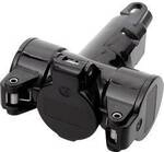 N & L 10190 3fach-Kupplung Thermoplast 230 V Schwarz IP20