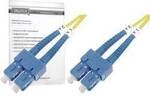 Digitus DK-2922-10 Glasfaser LWL Anschlusskabel 10.00 m Gelb [1x SC-Stecker - 1x