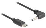 Delock USB-Ladekabel USB-C&reg; Stecker, DC Stecker 3,5 mm 1.50 m Schwarz mit USB 85393