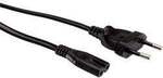 VALUE Netzkabel Euro-Flachstecker auf C7, 2polig, schwarz, 5 m 19.99.2094