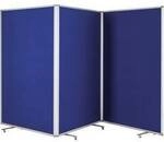 magnetoplan Pr&auml;sentationswand large (B x H) 3610 mm x 1800 mm Filz Royalblau