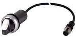 Eaton 186103 C22-WRK-K10-P1 Wahltaste verriegelbar Knebel Schwarz/Wei&szlig; 1 x 60...
