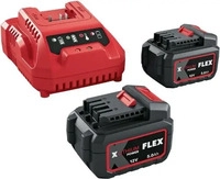 FLEX 534910, Flex 534910 P-Set 12-55 Q Werkzeug-Akku und Ladeger&auml;t 12 V 5 Ah