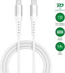 4SMARTS 541452, 4Smarts USB-C Kabel USB-C 1.5 m Wei&szlig; 541452