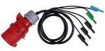 Metrel A 1642 Messadapter CEE-Kupplung 32 A 5polig - Bananenstecker 4 mm...