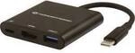 Conceptronic Notebook Dockingstation DONN01B 3-in-1 USB 3.2 Gen 1 Docking St