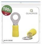 Quadrios 22C458 Ringkabelschuh Querschnitt (max.)=6.0 mm&sup2; Loch-&Oslash;=6.5 mm